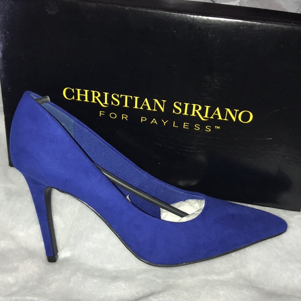 NEW! Christian Siriano Electric Blue Pumps